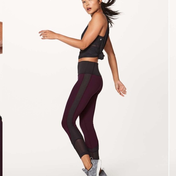 Lululemon Ready Set Go 7/8 Tight 25” High Rise Leggings Dark Adobe Black Size 6 - Picture 6 of 10